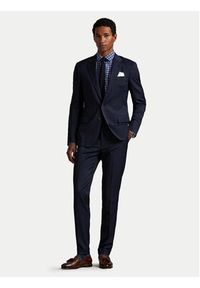 Polo Ralph Lauren Koszula 710974534007 Granatowy Custom Fit. Typ kołnierza: polo. Kolor: niebieski. Materiał: bawełna #5