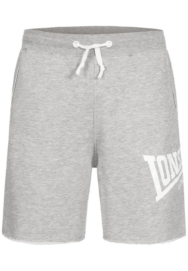 Krótka Lonsdale Polbathic. Kolor: szary. Materiał: bawełna. Długość: krótkie. Sport: fitness