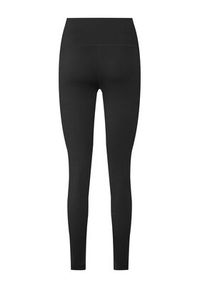 Tommy Jeans Legginsy Silver Script DW0DW21830 Czarny Slim Fit. Kolor: czarny. Materiał: syntetyk