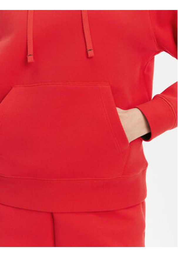 Lacoste Bluza SF8346 Czerwony Regular Fit. Kolor: czerwony. Materiał: bawełna, syntetyk