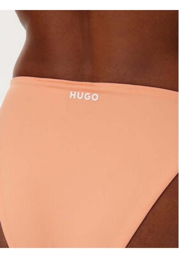 Hugo - HUGO Dół od bikini Pure 50535795 Pomarańczowy. Kolor: pomarańczowy. Materiał: syntetyk
