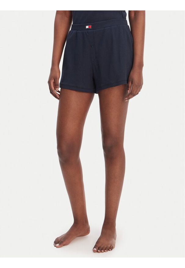 TOMMY HILFIGER - Tommy Hilfiger Szorty piżamowe UW0UW06310 Granatowy. Kolor: niebieski. Materiał: syntetyk
