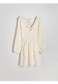 Reserved - Muślinowa sukienka - złamana biel. Materiał: bawełna