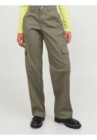 JJXX Spodnie materiałowe 12236946 Zielony Regular Fit. Kolor: zielony. Materiał: bawełna