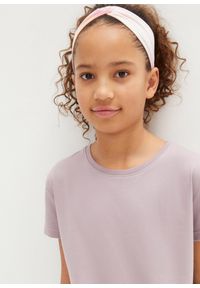 bonprix - T-shirt z czystej bawełny organicznej (3 szt.). Kolor: fioletowy. Materiał: bawełna #3
