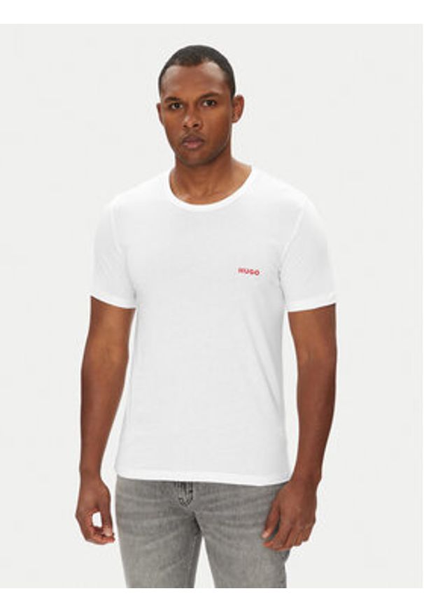 Hugo - HUGO Komplet 3 t-shirtów 50532811 Kolorowy Regular Fit. Materiał: bawełna. Wzór: kolorowy