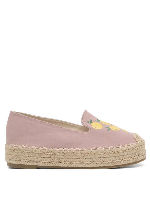 Jenny Fairy Espadryle WSS990-200 Różowy. Kolor: różowy. Materiał: materiał
