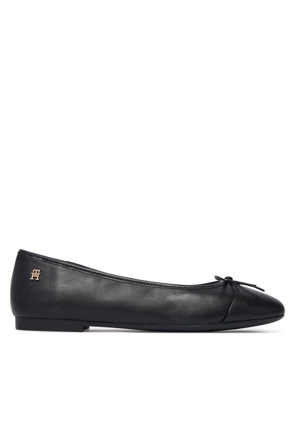 TOMMY HILFIGER - Baleriny Tommy Hilfiger. Kolor: czarny