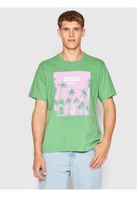 Levi's® T-Shirt 16143-0618 Zielony Relaxed Fit. Kolor: zielony. Materiał: bawełna #1