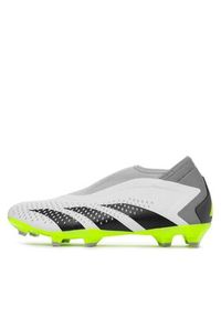 Adidas - adidas Buty do piłki nożnej Predator Accuracy.3 Laceless Firm Ground Boots GZ0021 Biały. Kolor: biały