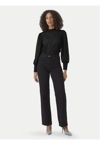 Vero Moda Bluzka Becca 10302894 Czarny Regular Fit. Kolor: czarny. Materiał: syntetyk #4