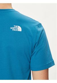 The North Face T-Shirt Easy NF0A87N5 Niebieski Regular Fit. Kolor: niebieski. Materiał: bawełna #4