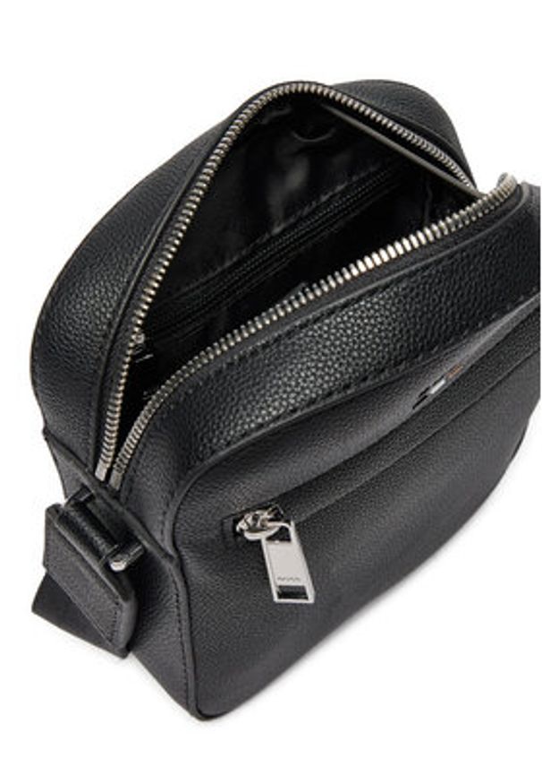 BOSS - Boss Saszetka Ray Ns 50536475 Czarny. Kolor: czarny. Materiał: skóra
