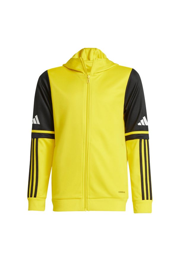 Adidas - Bluza dla dzieci adidas Squadra 25 Hoody. Kolor: żółty, wielokolorowy, czarny. Sport: fitness