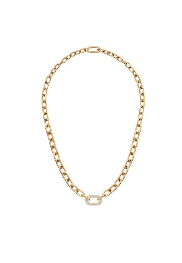Daniel Wellington Naszyjnik Crystal Link DW00400589 Złoty. Materiał: metalowe, złote. Kolor: złoty