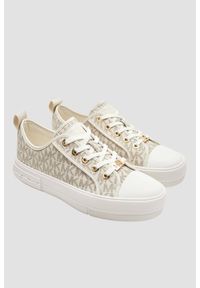 Michael Kors - MICHAEL KORS Białe logowane trampki damskie, Rozmiar 41. Okazja: na co dzień. Kolor: biały. Styl: casual, elegancki, klasyczny #4