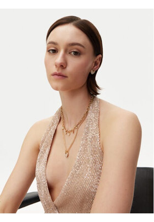 Guess Naszyjnik JUBN05 208JW Złoty. Materiał: metalowe. Kolor: złoty