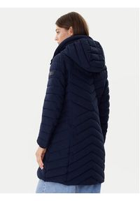 DKNY Płaszcz zimowy DLEMPN46 Granatowy Slim Fit. Kolor: niebieski. Materiał: syntetyk. Sezon: zima #3