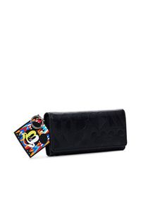 Desigual Duży Portfel Damski 25SAYP07 Czarny. Kolor: czarny. Materiał: skóra #4