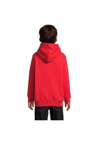 SOL'S - Bluza Z Kapturem Condor Dla Dzieci. Typ kołnierza: kaptur. Kolor: czerwony