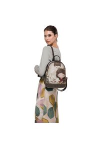 Brązowy Damski Plecak Anekke Edycja Limitowana. Kolor: brązowy #7