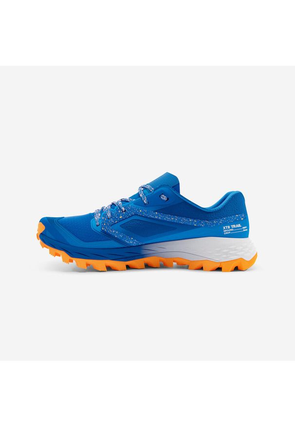 KIPRUN - Buty do biegania w terenie męskie Evadict XT8. Kolor: niebieski. Materiał: materiał, kauczuk. Szerokość cholewki: normalna. Sport: bieganie