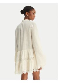 BARDOT - Bardot Sukienka letnia Antonia 59849DB Beżowy Relaxed Fit. Kolor: beżowy. Materiał: len. Sezon: lato #5