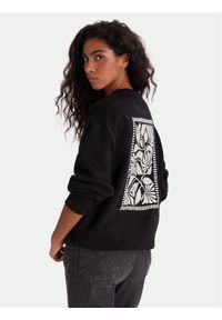 Mustang Bluza Burley 1016772 Czarny Oversize. Kolor: czarny. Materiał: bawełna