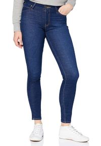 Lee - LEE JODEE DAMSKIE SPODNIE JEANSOWE DARK CLEMENT L529PQAN 112112059