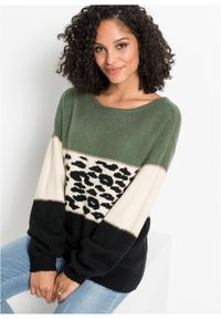 bonprix - Sweter oversize. Kolor: czarny #1