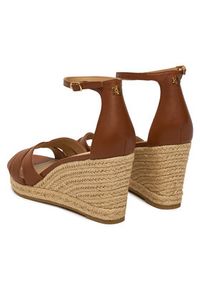 Lauren Ralph Lauren - LAUREN RALPH LAUREN Espadryle Nellie 802P04433002 Brązowy. Kolor: brązowy. Materiał: skóra #2