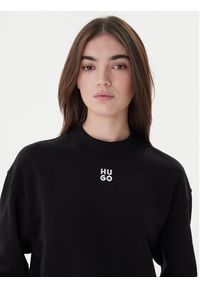 Hugo Bluza Daxandria 50527463 Czarny Relaxed Fit. Kolor: czarny. Materiał: bawełna #3
