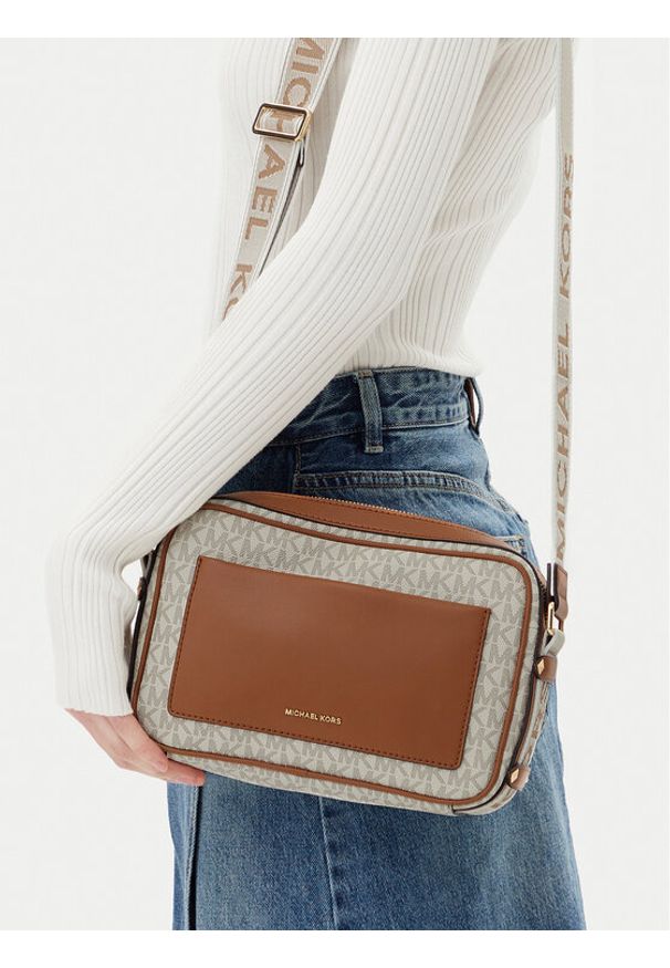 Michael Kors Torebka 32R5G5VC9B Kremowy. Kolor: kremowy. Materiał: skórzane