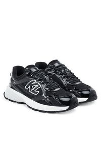 Karl Lagerfeld - KARL LAGERFELD Sneakersy KL65525 Czarny. Kolor: czarny. Materiał: materiał