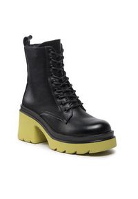 DeeZee Botki ZAL90112-1A Czarny. Kolor: czarny. Materiał: skóra #6