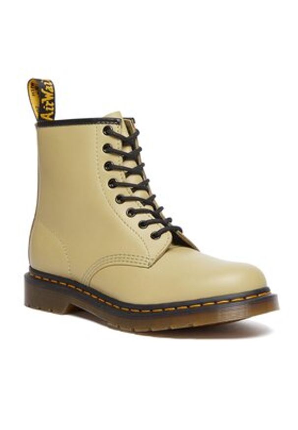 Dr. Martens Glany 1460 Smooth Beżowy. Kolor: beżowy. Materiał: skóra