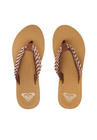 Roxy Japonki ARJL101113 Brązowy. Kolor: brązowy. Materiał: materiał #1