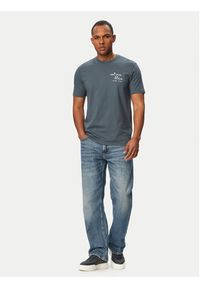 Calvin Klein Jeans T-Shirt LV04RG837G Granatowy Regular Fit. Kolor: niebieski. Materiał: bawełna #3