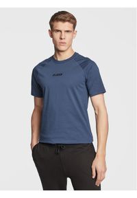 Guess T-Shirt Curt Z3GI00 J1314 Granatowy Slim Fit. Kolor: niebieski. Materiał: bawełna