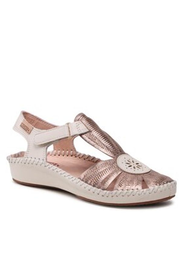 Pikolinos Sandały 55-0575CLC1 Złoty. Kolor: złoty. Materiał: skóra