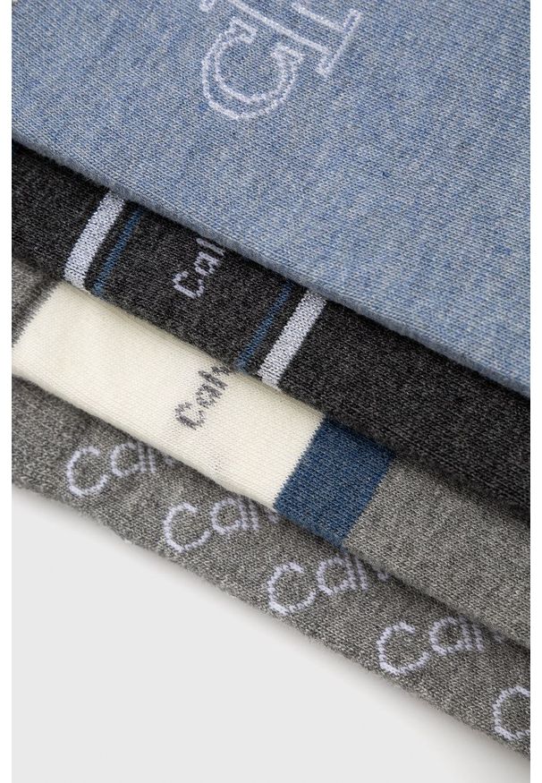 Calvin Klein - Skarpetki (4-pack). Kolor: niebieski