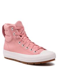 Converse Trampki Chuck Taylor All Star Berkshire Boot Hi 271711C Różowy. Kolor: różowy. Materiał: skóra