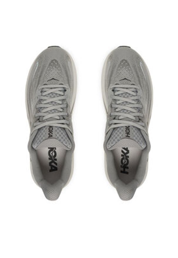 HOKA - Hoka Buty do biegania Clifton 10 1162030 Szary. Kolor: szary. Materiał: materiał