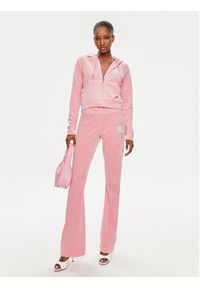 Juicy Couture Spodnie dresowe Lisa JCWBJ23330 Różowy Regular Fit. Kolor: różowy. Materiał: syntetyk #4