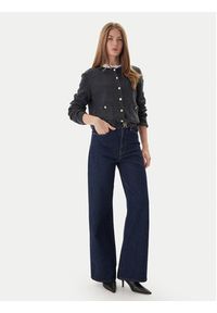 TOMMY HILFIGER - Tommy Hilfiger Kardigan WW0WW46441 Szary Regular Fit. Kolor: szary. Materiał: wełna #5