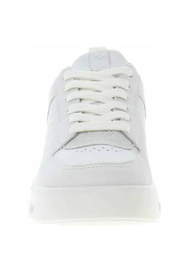 ecco - Buty do chodzenia damskie Ecco Street 720 W. Zapięcie: sznurówki. Kolor: biały. Materiał: materiał. Szerokość cholewki: normalna. Sport: turystyka piesza