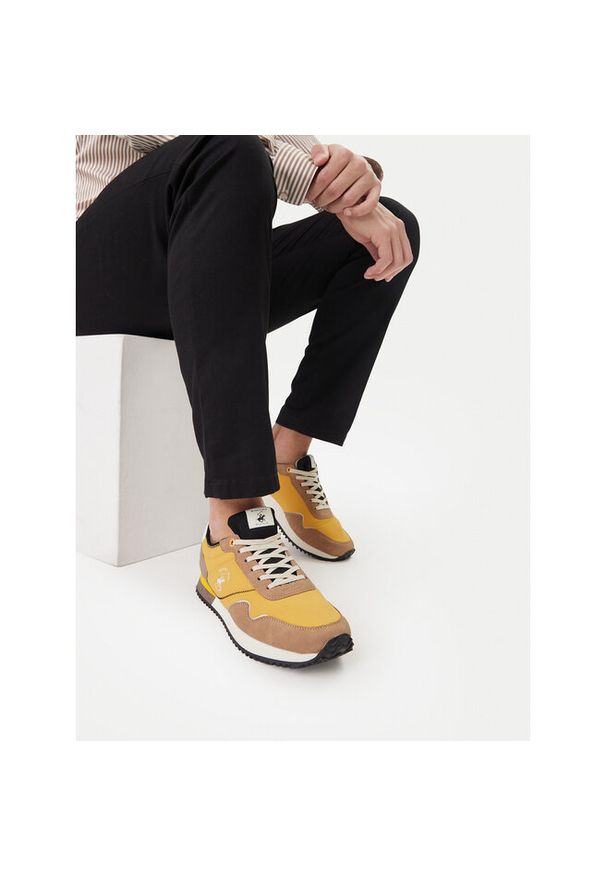 Sneakersy Beverly Hills Polo Club. Kolor: beżowy