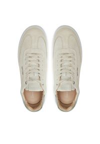 Calvin Klein Sneakersy Cupsole Lace Up - Sue HW0HW02436 Beżowy. Kolor: beżowy. Materiał: skóra, zamsz #2