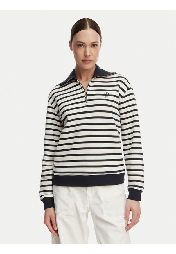 GANT - Gant Bluza 4201338 Granatowy Regular Fit. Kolor: niebieski. Materiał: bawełna