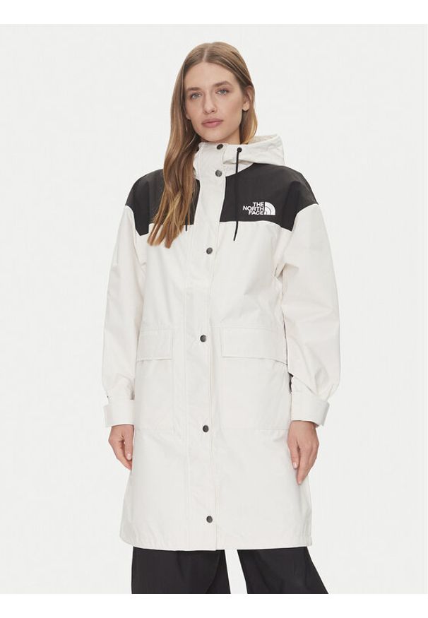 The North Face Parka Reign On NF0A8BCJ Écru Loose Fit. Materiał: syntetyk